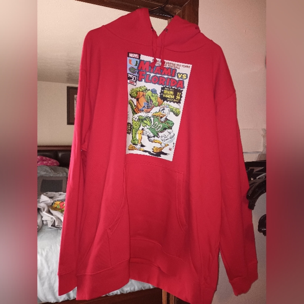 3xl red men's custom hoodie